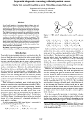 Cover page: Sequential diagnostic reasoning with independent causes