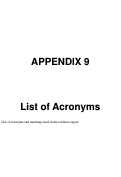 Cover page: Refinement of the HCUP Quality Indicators: Appendix 9 List of Acronyms