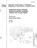 Cover page: Synthesis and structure of bivalent ytterbocenes and their coordina tion chemistry with pi-acceptor ligands