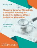 Cover page of Measuring Consumer Affordability is Integral to Achieving the Goals of the California Office of Health Care Affordability