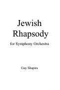 Cover page: Jewish Rhapsody