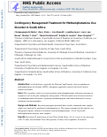 Cover page: Contingency management treatment for methamphetamine use disorder in South Africa