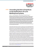 Cover page: Unraveling the Role of Interfaces on the Spall Failure of Cu/Ta Multilayered Systems