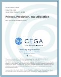 Cover page of Privacy, Prediction, and Allocation