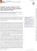 Cover page: Complete Genome Sequence of the Olive-Infecting Strain Xylella fastidiosa subsp. pauca De Donno