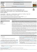 Cover page: A systematic evidence map of chronic inflammation and immunosuppression related to per- and polyfluoroalkyl substance (PFAS) exposure