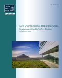 Cover page: Site Environmental Report for 2015: Environment/Health/Safety Division, September 2016