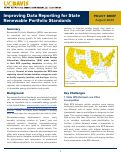 Cover page of Improving Data Reporting for State Renewable Portfolio Standards