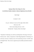 Cover page: Typology of home value change over time: Growth mixture models in Southern California neighborhoods from 1960 to 2010
