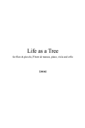 Cover page: Life as a Tree