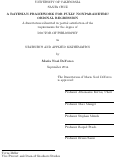 Cover page: A Bayesian Framework for Fully Nonparametric Ordinal Regression