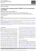 Cover page: Tracking and curating putative SARS-CoV-2 recombinants with RIVET.