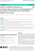 Cover page: Adverse childhood experiences and prescription opioid use during pregnancy: an analysis of the North and South Dakota PRAMS, 2019-2020.