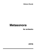 Cover page: Metasonora