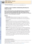 Cover page: Cystatin C versus Creatinine in Determining Risk Based on Kidney Function