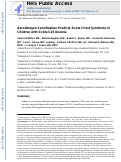 Cover page: Aeroallergen sensitization predicts acute chest syndrome in children with sickle cell anaemia.