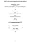 Cover page: Impact of Introgression on Adaptation and Range Expansions