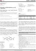 Cover page: Dimethyl 2,2′-di­nitro­biphenyl-4,4′-di­carboxyl­ate