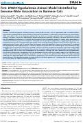 Cover page: First WNK4-Hypokalemia Animal Model Identified by Genome-Wide Association in Burmese Cats