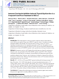 Cover page: Immune checkpoint inhibitor induced thyroid dysfunction is a frequent event post-treatment in NSCLC