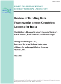Cover page: Review of Building Data Frameworks across Countries: Lessons for India: