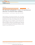 Cover page: On-demand optogenetic control of spontaneous seizures in temporal lobe epilepsy