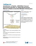 Cover page: Identification of Ppk26, a DEG/ENaC Channel Functioning with Ppk1 in a Mutually Dependent Manner to Guide Locomotion Behavior in Drosophila