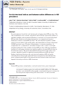 Cover page: Social-structural indices and between-nation differences in HIV prevalence