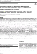 Cover page: Quantitative evaluation of a deep learning-based framework to generate whole-body attenuation maps using LSO background radiation in long axial FOV PET scanners.