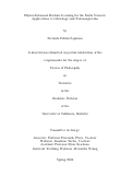 Cover page: Physics-Informed Machine Learning for the Earth Sciences: Applications to Glaciology and Paleomagnetism