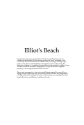 Cover page: Elliot's Beach