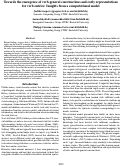 Cover page: Towards the emergence of verb-general constructions and early representations for verb entries: Insights from a computational model