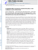 Cover page: Longitudinal magnetic resonance imaging in progressive supranuclear palsy: A new combined score for clinical trials