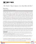 Cover page of SITC Bulletin Analysis: The Tianhe-2 Supercomputer: Less than Meets the Eye?