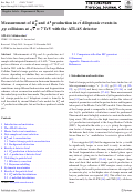 Cover page: Measurement of KS0 and Λ0 production in tt¯ dileptonic events in pp collisions at s= 7 TeV with the ATLAS detector