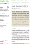 Cover page: Estimating adult sex ratios in nature