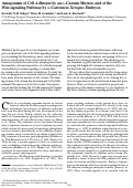 Cover page: Antagonism of Cell Adhesion by an α-Catenin Mutant, and of the Wnt-signaling Pathway by α-Catenin in Xenopus Embryos