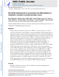 Cover page: MicroRNA determinants of neuroendocrine differentiation in metastatic castration-resistant prostate cancer