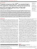 Cover page: Transient activation of the UPRER is an essential step in the acquisition of pluripotency during reprogramming