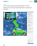 Cover page: Ultra-high Areal Capacity Realized in Three-Dimensional Holey Graphene/SnO2 Composite Anodes