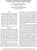 Cover page: The acquisition of subordinate nouns as pragmatic inference: Semantic alternatives modulate subordinate meanings