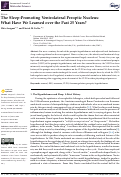 Cover page: The Sleep-Promoting Ventrolateral Preoptic Nucleus: What Have We Learned over the Past 25 Years?