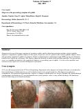 Cover page: Alopecia as the Presenting Symptom of Syphilis