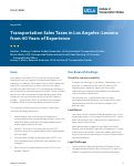 Cover page: Transportation Sales Taxes in Los Angeles: Lessons from 40 Years of Experience