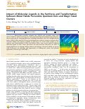 Cover page: Impact of Molecular Ligands in the Synthesis and Transformation between Metal Halide Perovskite Quantum Dots and Magic Sized Clusters