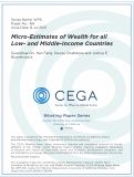 Cover page: Micro-Estimates of Wealth for all Low- and Middle-Income Countries