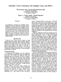 Cover page: Heuristics Used in Reasoning with Multiple Causes and Effects