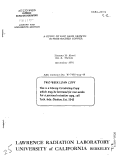 Cover page: A STUDY OF SLIP BAND GROWTH IN PRESTRAINED COPPER, M.S