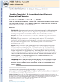 Cover page: “Smoking Revolution” A Content Analysis of Electronic Cigarette Retail Websites