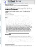 Cover page: Distributed Lag Models: Examining Associations Between the Built Environment and Health.